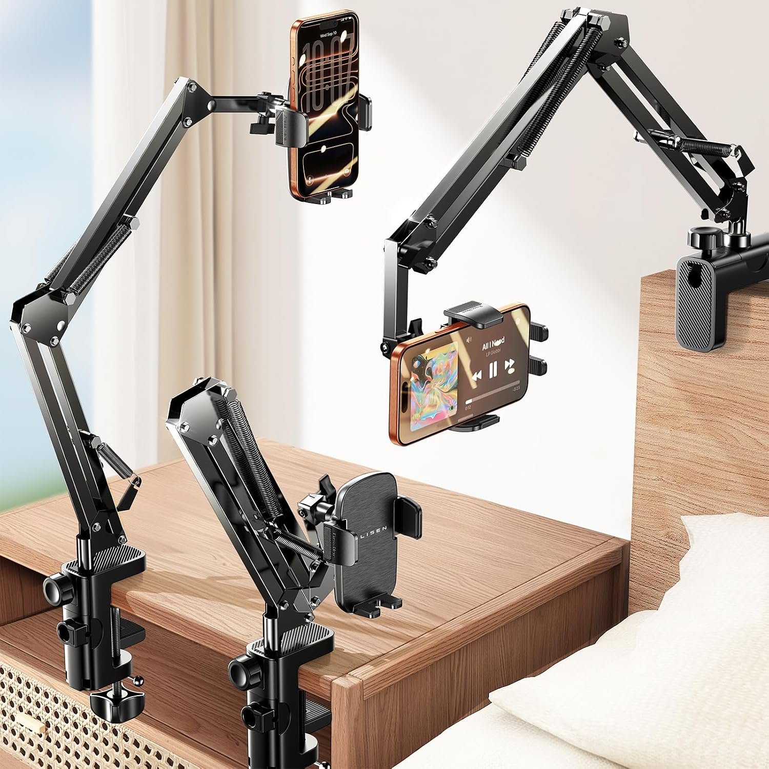 LISEN Gooseneck Phone Holder